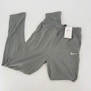 Nike Dri-FIT Training Pants Kids Size L Grey Standard Fit Sweatpants Activewear